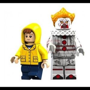 Pennywise & Georgie minifigure Lego compatible